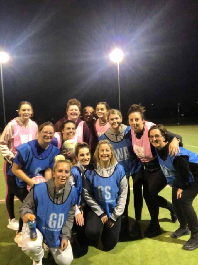 Staff netball team at Skegness Hospital