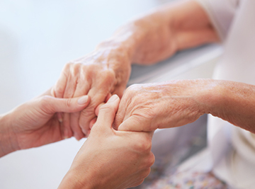 People holding hands